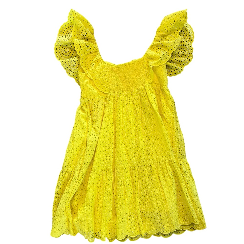 Lilly Pulitzer Asteria Dress Yellow 6 - Picture 3 of 7